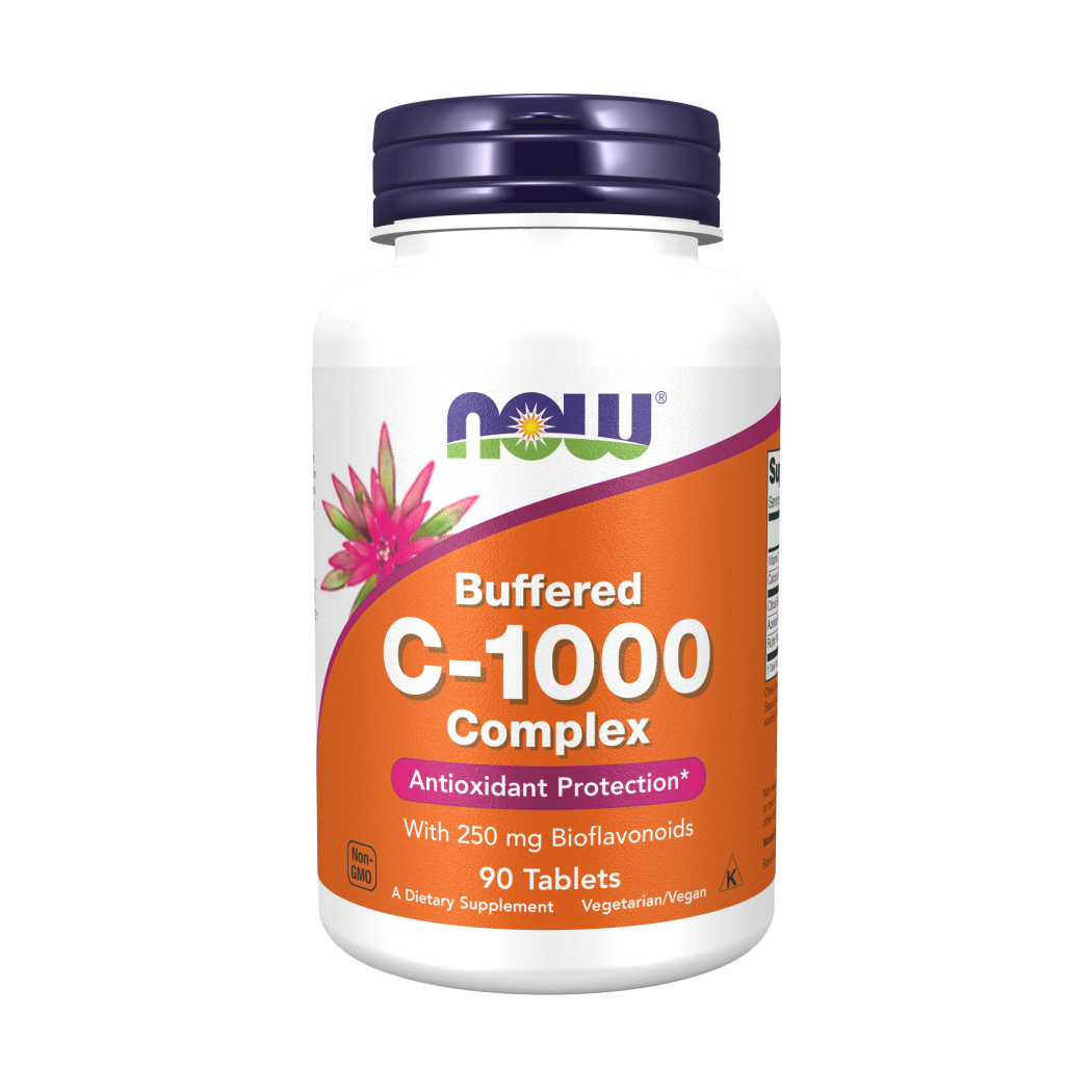 Now Foods Buffered Vitamin C-1000 Complex 90 Tablets