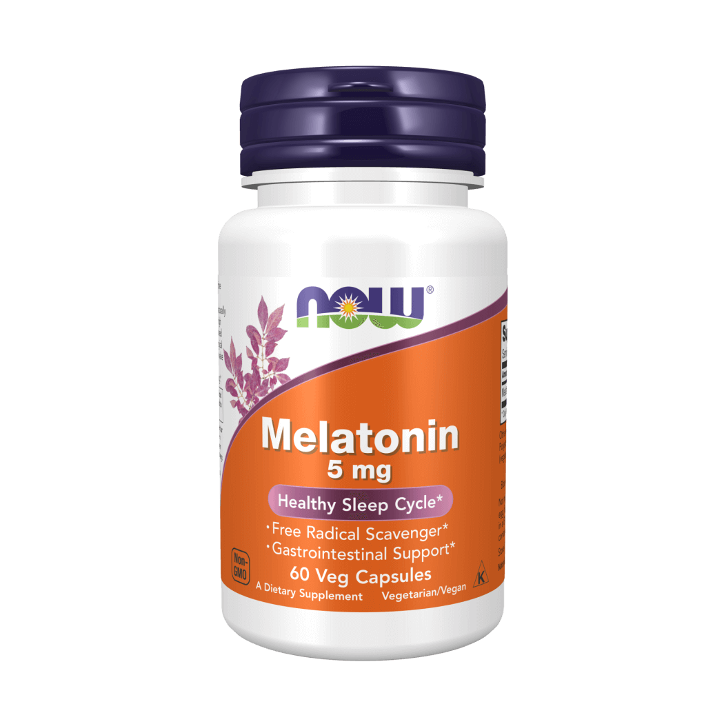 Now Foods Melatonin 5 mg ,60 Capsules