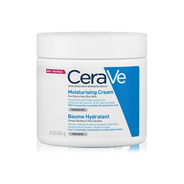 Cerave Moisturizing Cream for Dry Skin with Hyaluronic Acid 454 gm