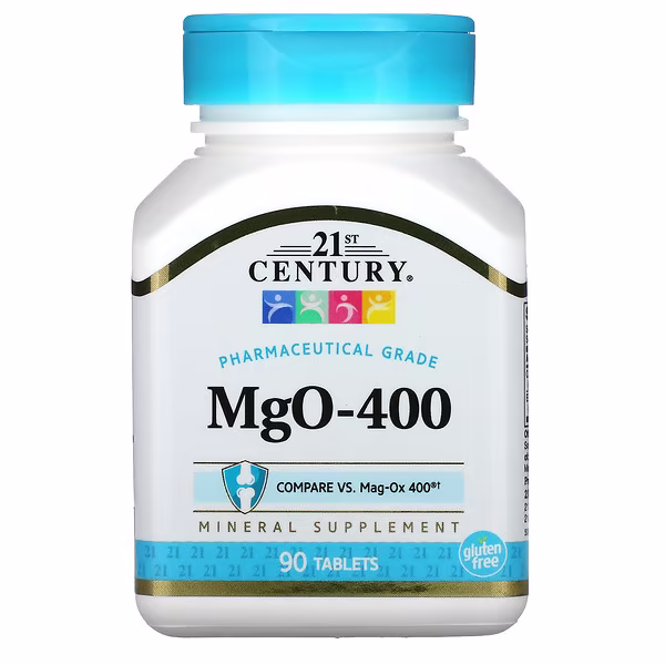 21st Century, MgO-400, 90 Tablets
