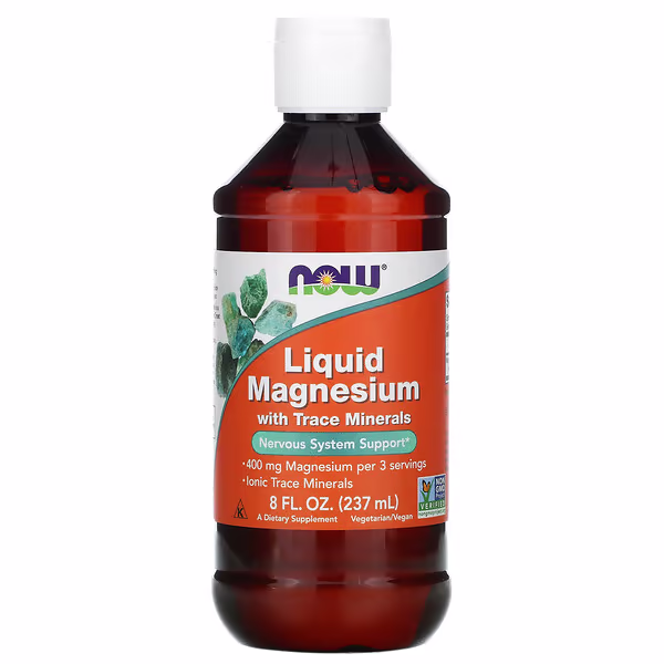 NOW Foods, Liquid Magnesium with Trace Minerals, 8 fl oz (237 ml)