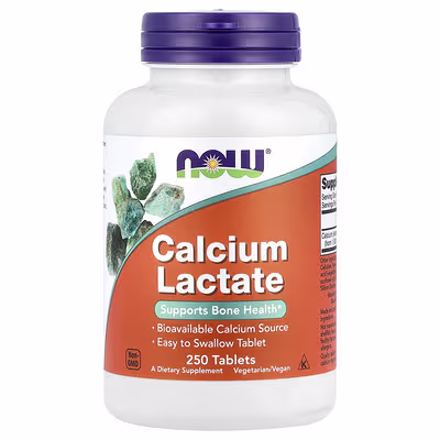 NOW Foods, Calcium Lactate, 250 Tablets