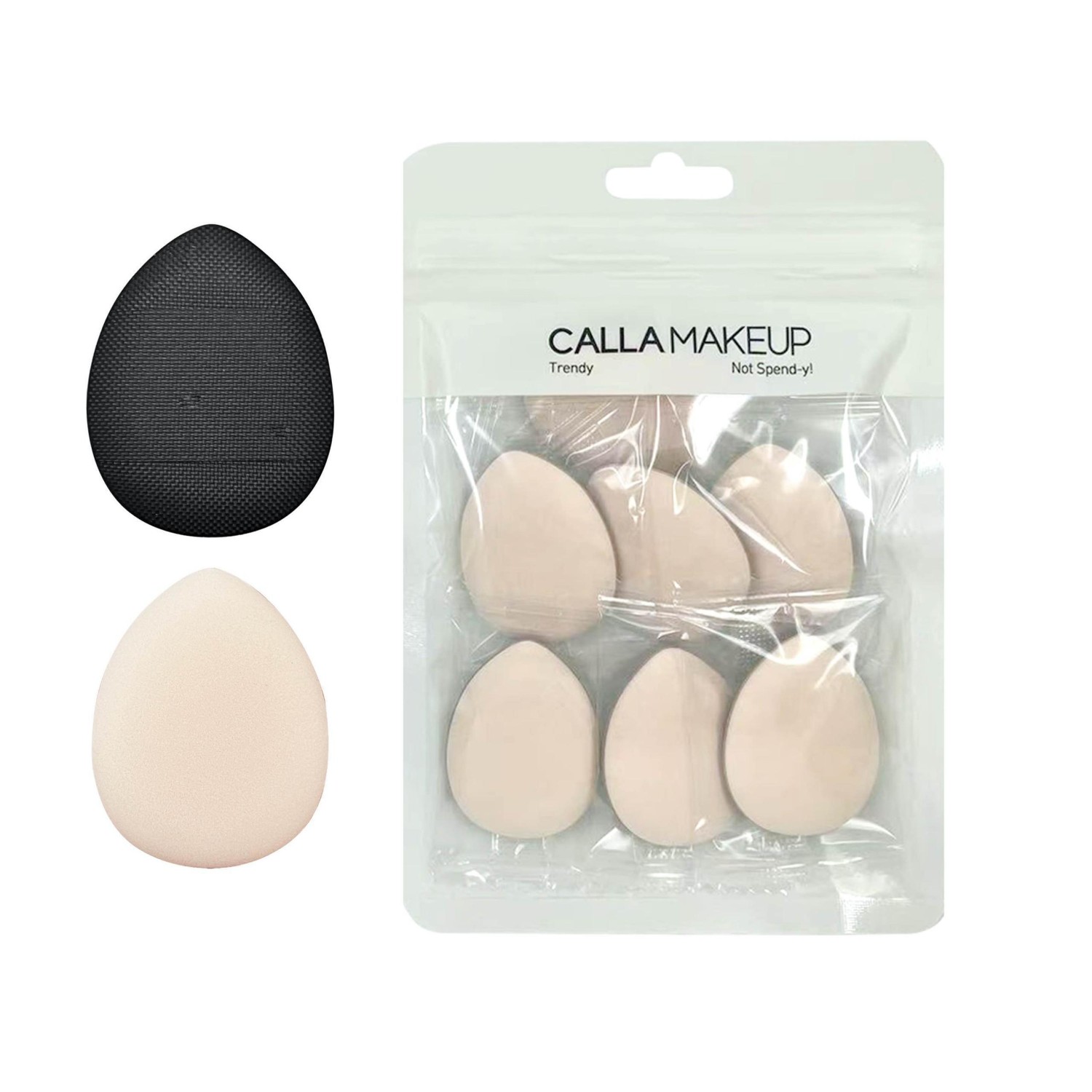 CALLA Makeup Mini Finger Makeup Puff - 7 Pieces