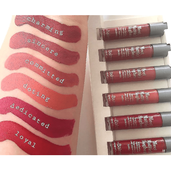 The Balm Meet Matte Hughes Set Mini Lipsticks - 6 Pieces - Image 3