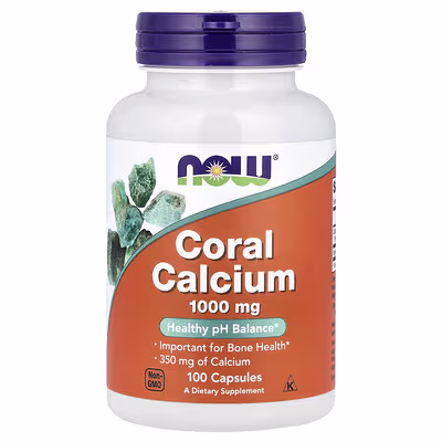 NOW Foods, Coral Calcium, 350 mg, 100 Capsules