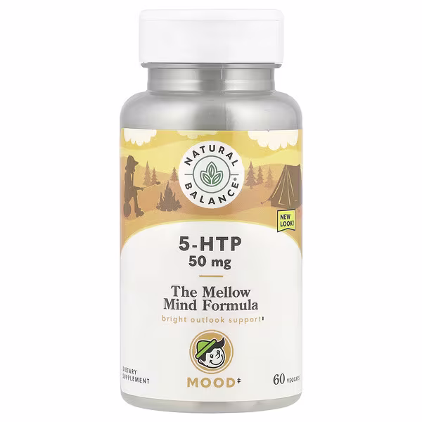 Natural Balance, 5-HTP, 50 mg, 60 VegCaps