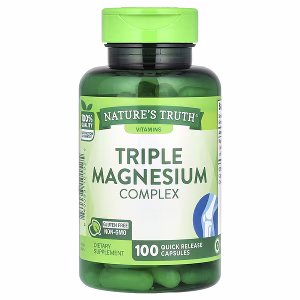 Nature's Truth, Triple Magnesium Complex, 100 Quick Release Capsules ,420 mg per Capsule