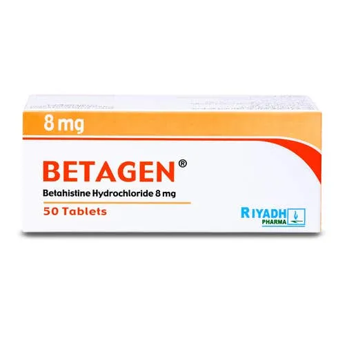 Betagen 8 mg betahistine Tablets × 50