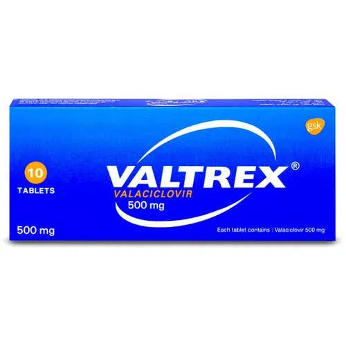 Valtrex 500 mg Tablet 10pcs