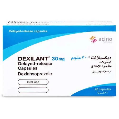 Dexilant 30 mg dexlansoprazole Capsules × 28