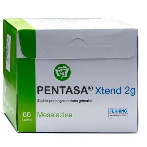 Pentasa Xtend 2 g Mesalazine Powder Sachets 60 Count