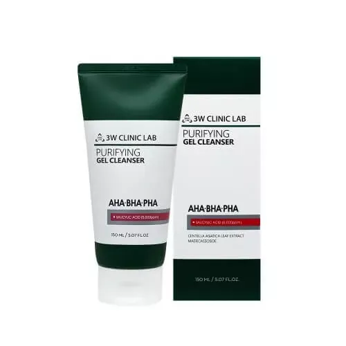 3W Clinic Aha Bha Pha Purifying Gel Cleanser 150ml