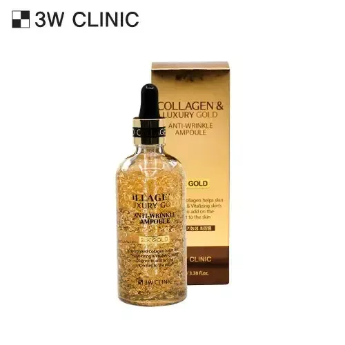 3W Clinic Collagen & Luxury Gold Anti-Wrinkle Ampoule 55ml