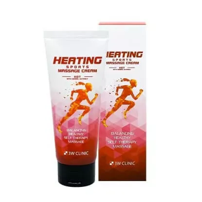 3W Clinic Heating Sports Massage Cream 120ml