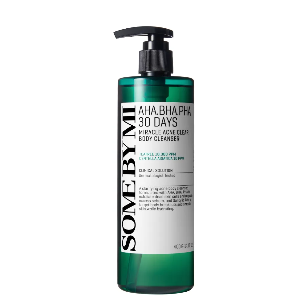 SOME BY MI AHA BHA PHA Miracle Body Wash for 30 Day Acne Treatment 400g