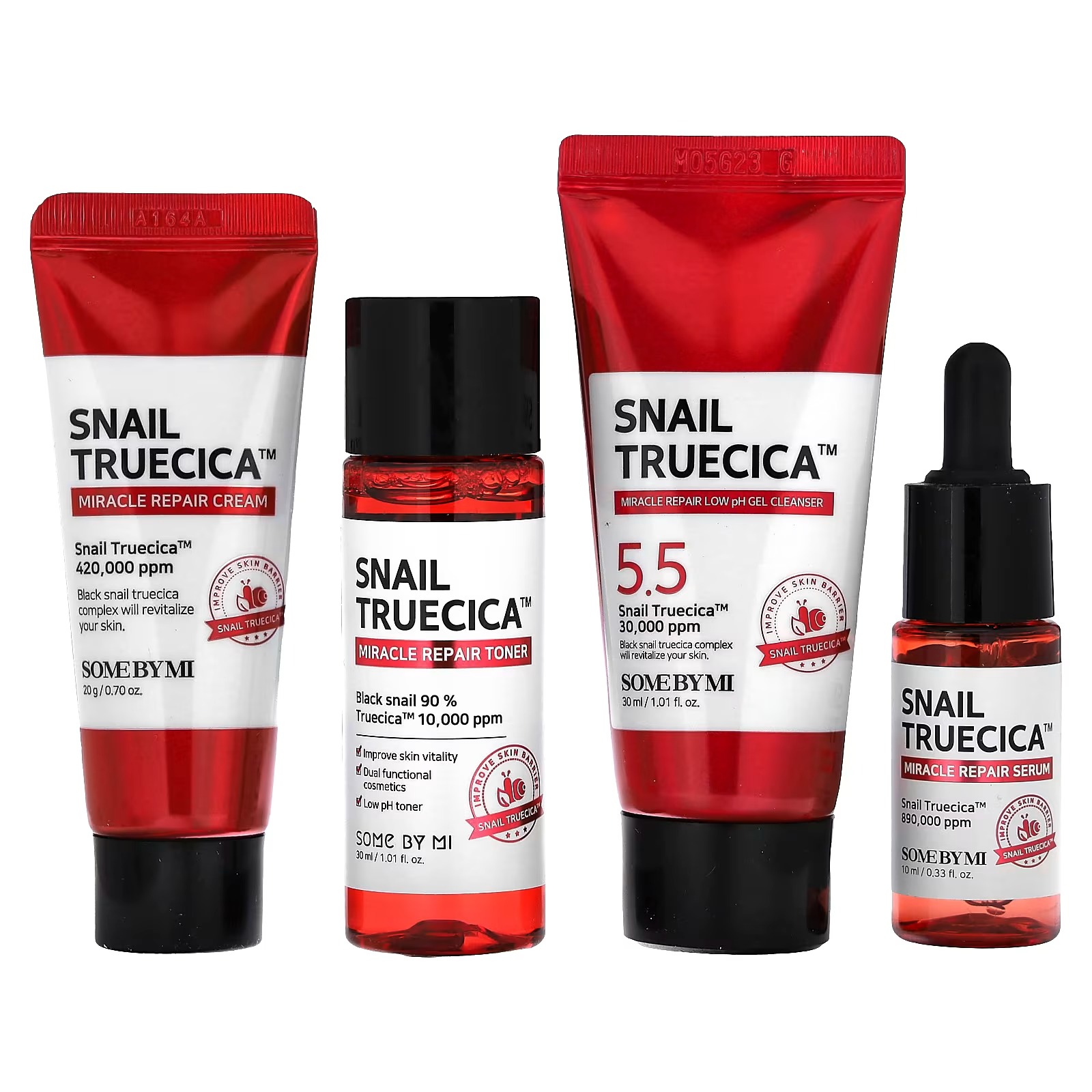 SOME BY MI Snail Truecica Miracle Repair Starter Kit 4 Pieces