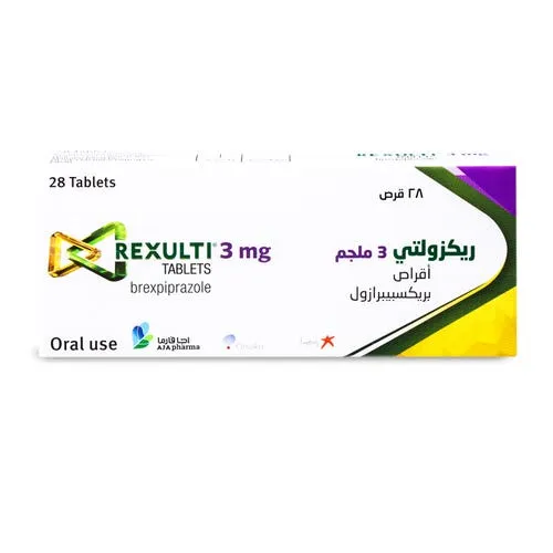 Rexulti 3 mg 28 tablets
