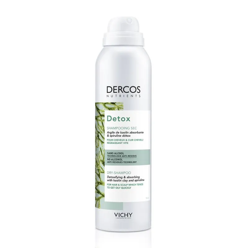 Vichy Detox Purifying Shampoo , 150 ML, Instant Refresh Sensation, Hair Volume and Scalp Purified