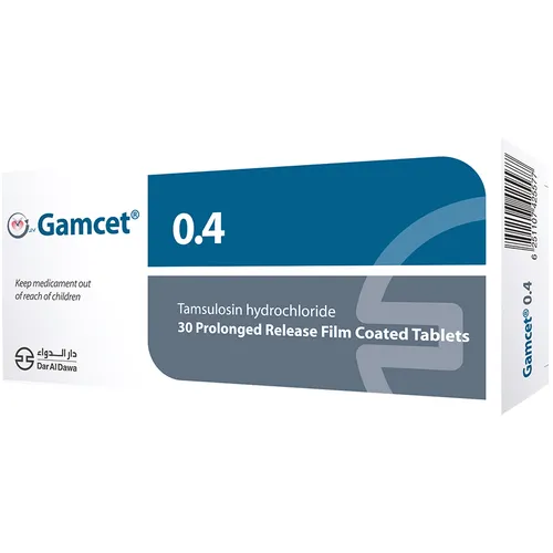 Gamcet 0.4 mg Tamsulosin 30 Tablets