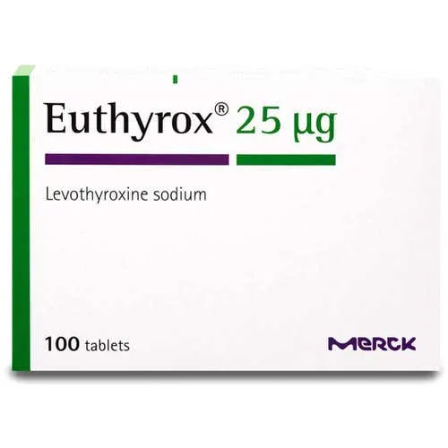 Euthyrox 25 Mcg Tablet 100pcs