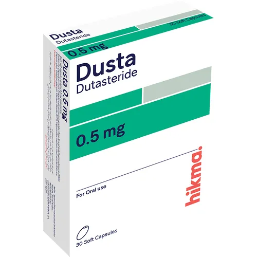 Dusta 0.5 mg dutasteride 30 Capsules