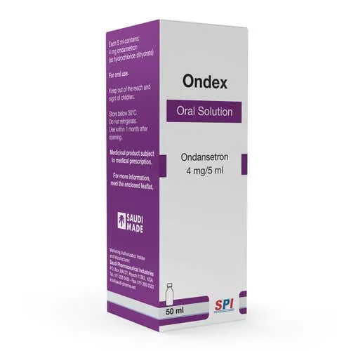 Ondex 4 Mg/5 Ml Syrup - 50ml