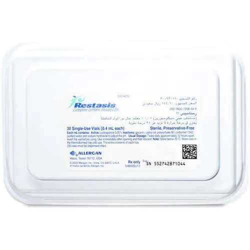 Restasis 0.05% Eye Drop 30 pcs 0.4 ml
