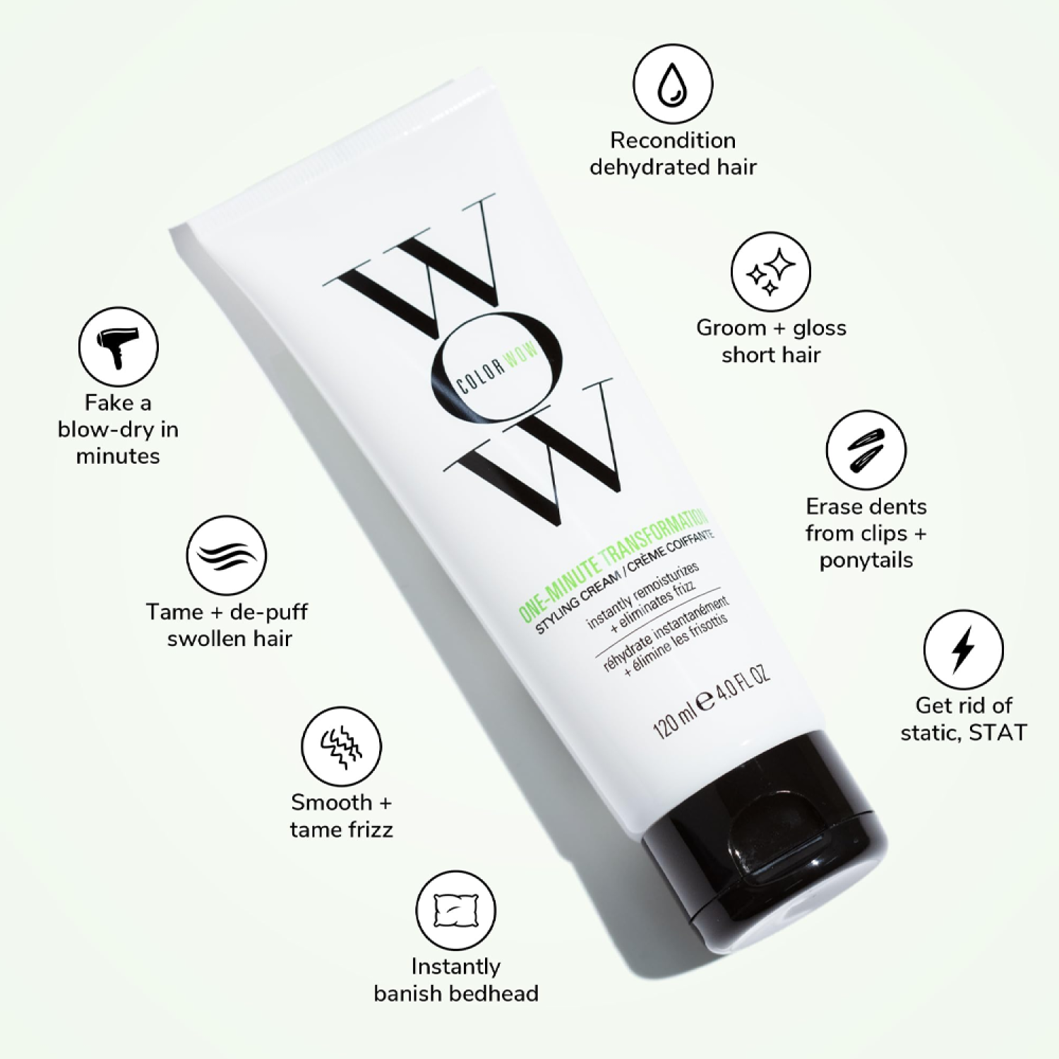 Color Wow One Minute Transformation Styling Cream - 120ml - Image 3