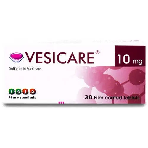 Vesicare 10 mg Solifenacin 30 Tablets