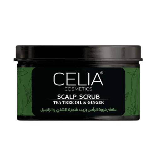Celia Scalp Scrub with Tea Tree Oil & Ginger - 300g