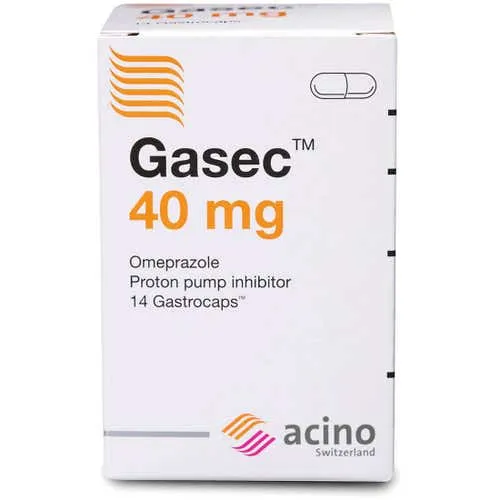 Gasec 40 mg Omeprazole Capsules 14 Count
