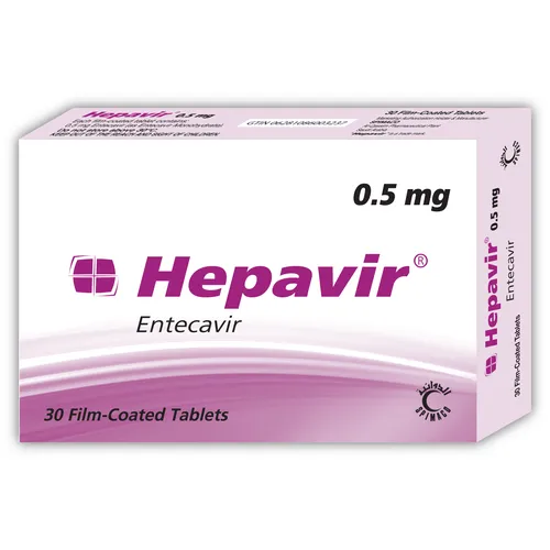 Hepavir FC 0.5 mg entecavir coated Tablets × 30