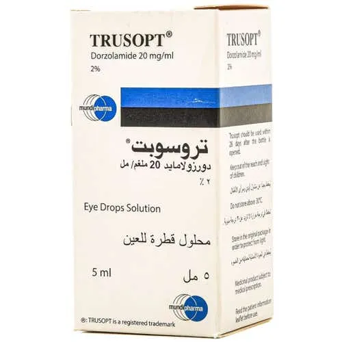 Trusopt 2% Eye Drop 5 ml