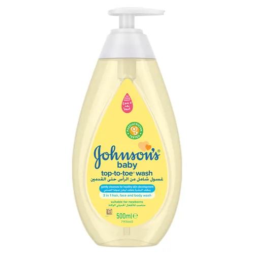 Johnson Baby Top-To-Toe Hair & Body Wash 500 Ml