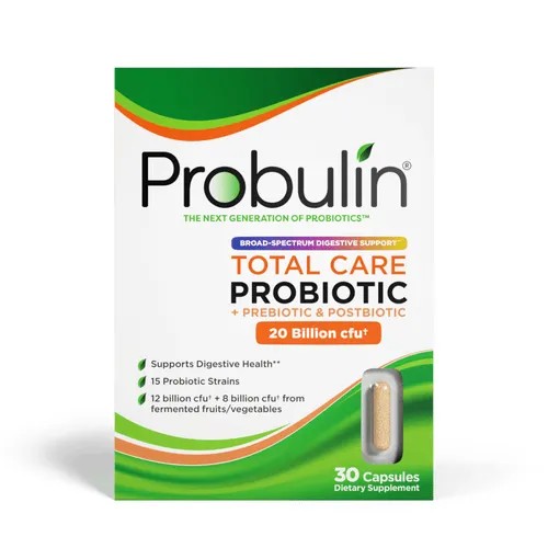 Probulin Total Care Probiotic 20 Billion 30 Capsules - Image 2
