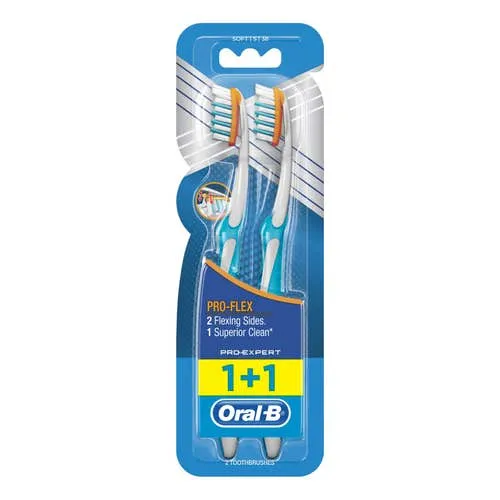 Oral-B Toothbrush Pro-Expert Pro-Flex Soft (1+1)