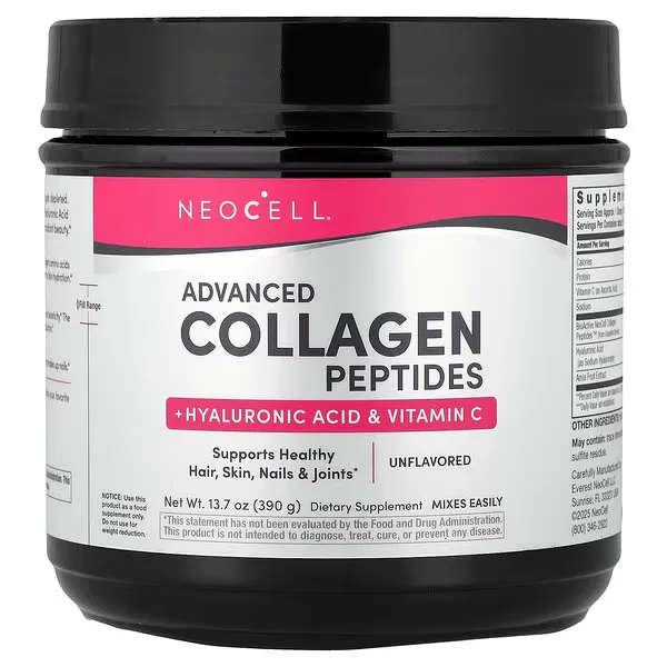 NeoCell, Advanced Collagen Peptides, Unflavored, 390 g