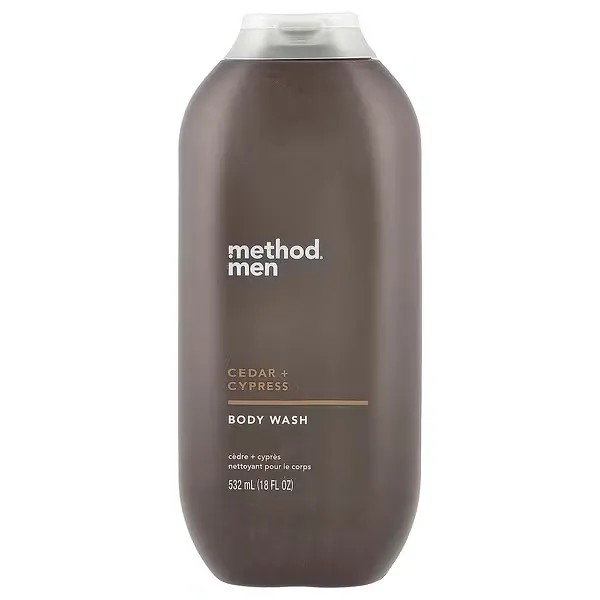 Method, Men, Body Wash, Cedar + Cypress, 18 fl oz (532 ml)