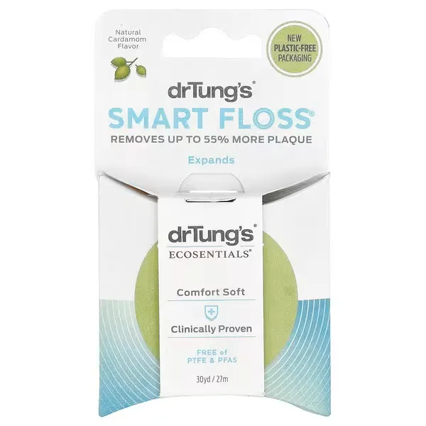 Dr. Tung's, Smart Floss®, Natural Cardamom, 30 yd (27 m)