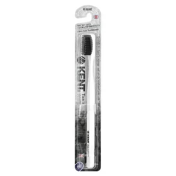 Kent, Ultra Soft Toothbrush, White, 1 Toothbrush