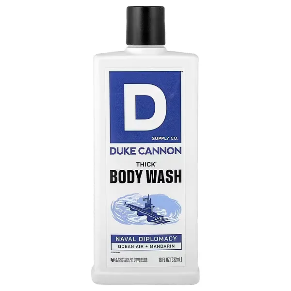 Duke Cannon Thick® Body Wash ,Naval Diplomacy Men’s Body Cleanser 523 ml