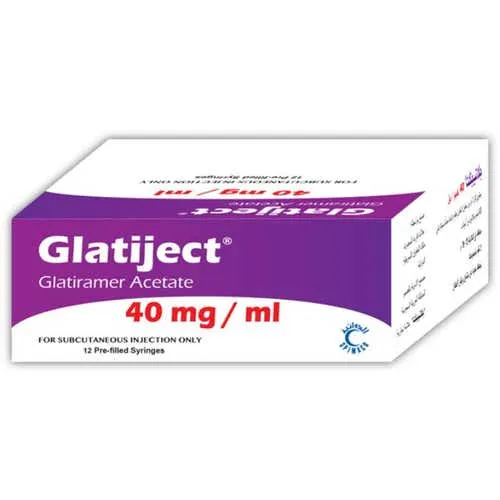 Glatiject 40 mg/mL glatiramer pre‑filled Syringes × 12 (refrigerated)