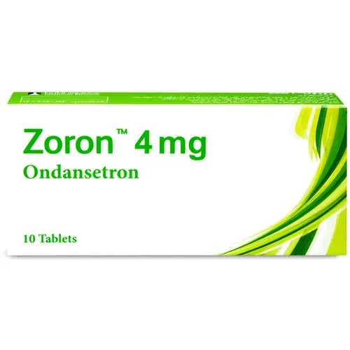 Zoron 4 mg Ondansetron Tablets 10 Count