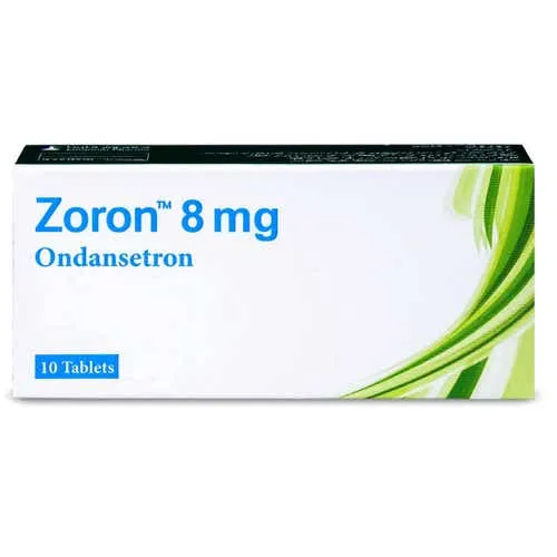 Zoron 8 mg Ondansetron Tablets 10 Count