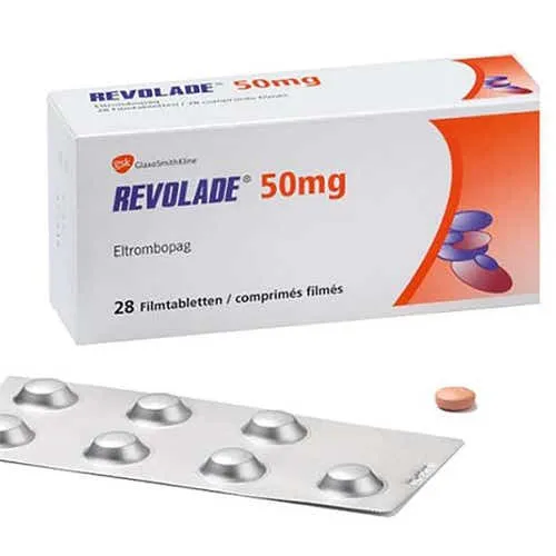 Revolade 50 mg eltrombopag Tablets × 28