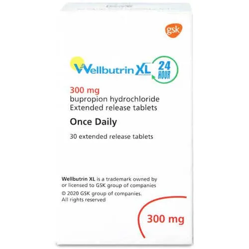 Wellbutrin XL 300mg 30 Tablets