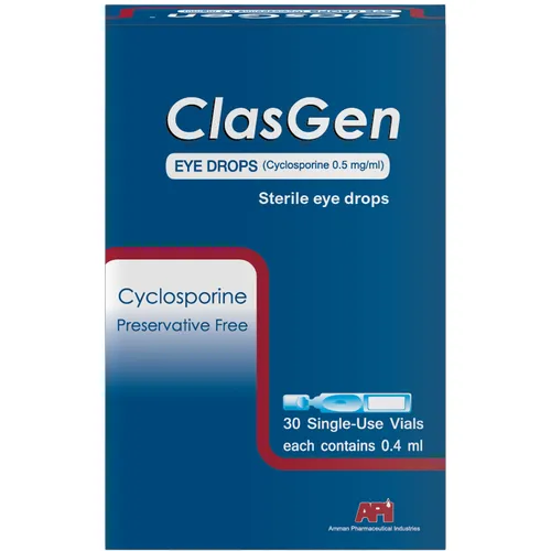 Clasgen 0.5 Mg/Ml Eye Drop 30 Pcs 0.4 Ml