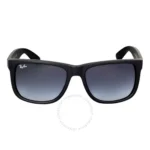Ray-Ban Sunglasses Justin Classic Grey Rectangular for Men RB4165