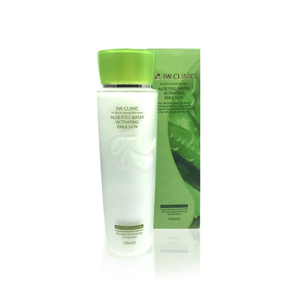 3W Clinic Aloe Full Water Activating Emulsion 150 ml