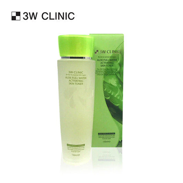3W Clinic Aloe Full Water Activating Skin Toner 150 ml